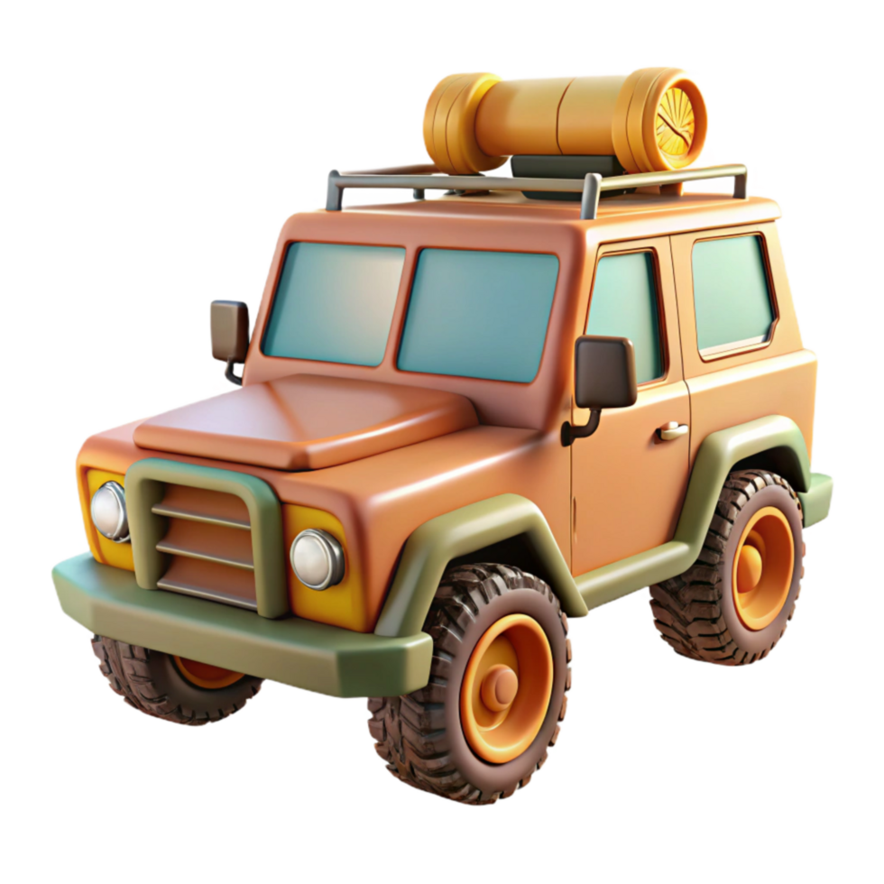 wonderful rustic Off Road Vehicle with Spare Tire Cutout exclusive png