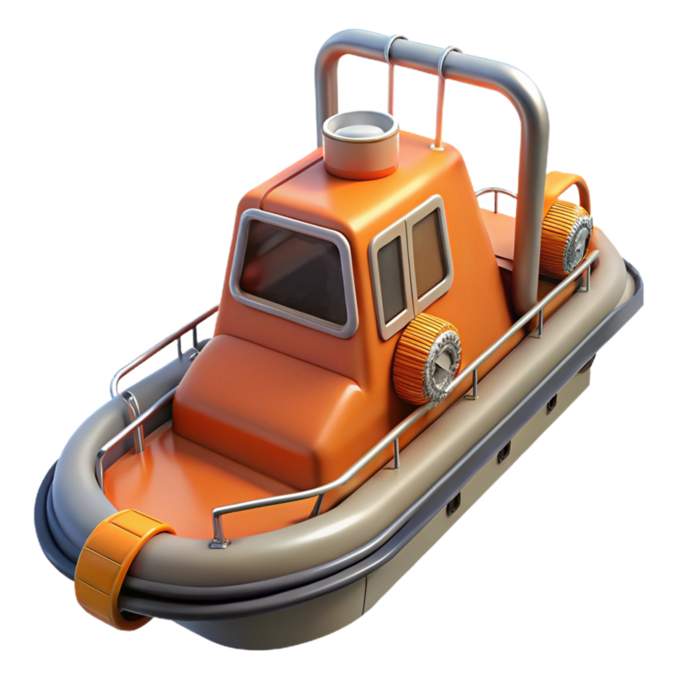 beautiful classic Offshore Platform Lifeboat Davit with Emergency Release Mechanism authentic png
