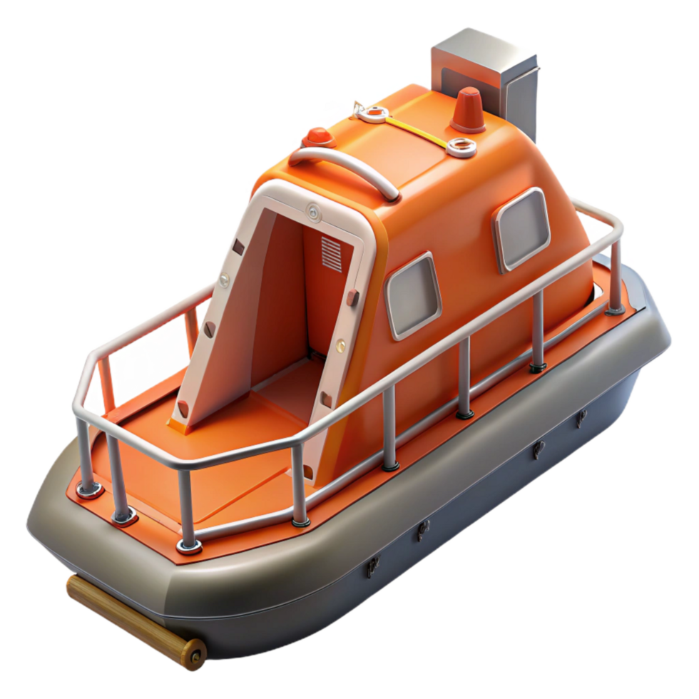 magnificent modern Offshore Platform Lifeboat Davit with Emergency Release Mechanism genuine png