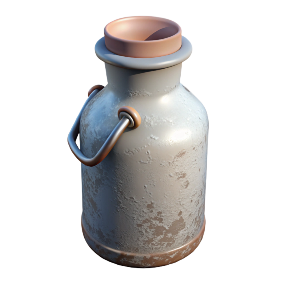impressive artistic Old Fashioned Milk Bottle Glass Material Cutout authentic png