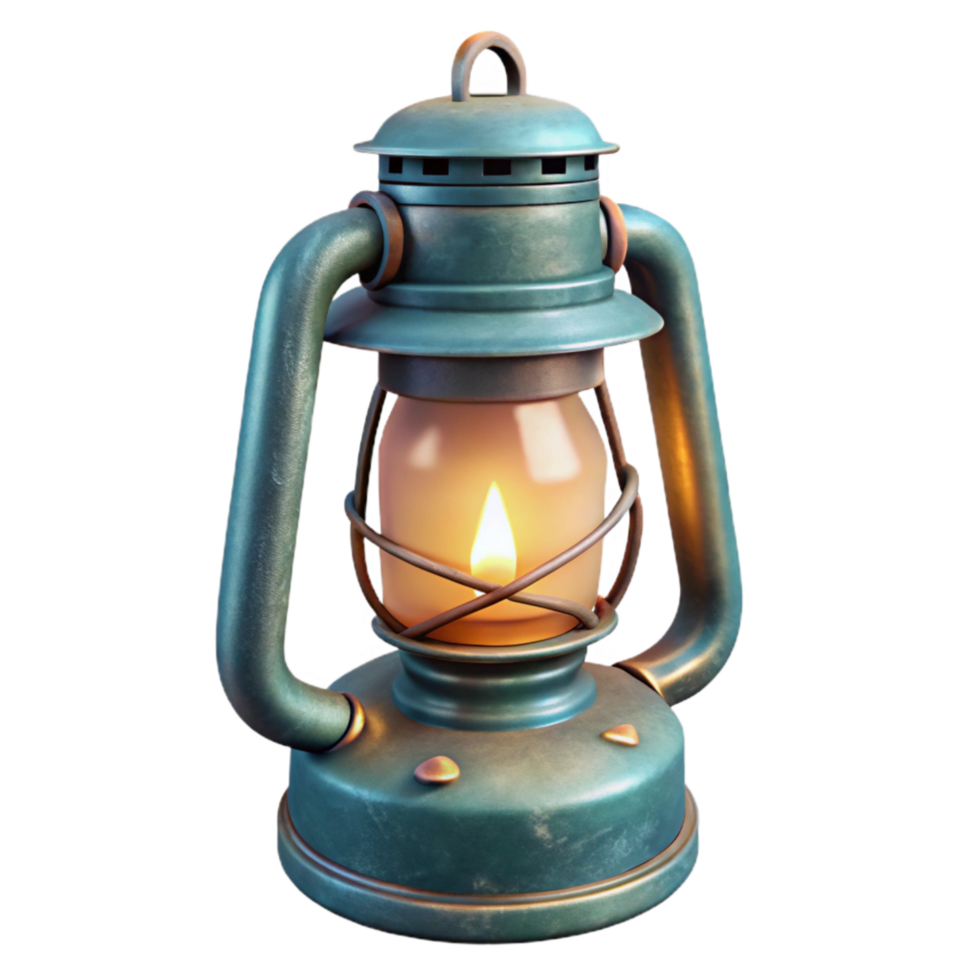 vibrant classic Old Fashioned Lantern Candlelit Interior authentic png