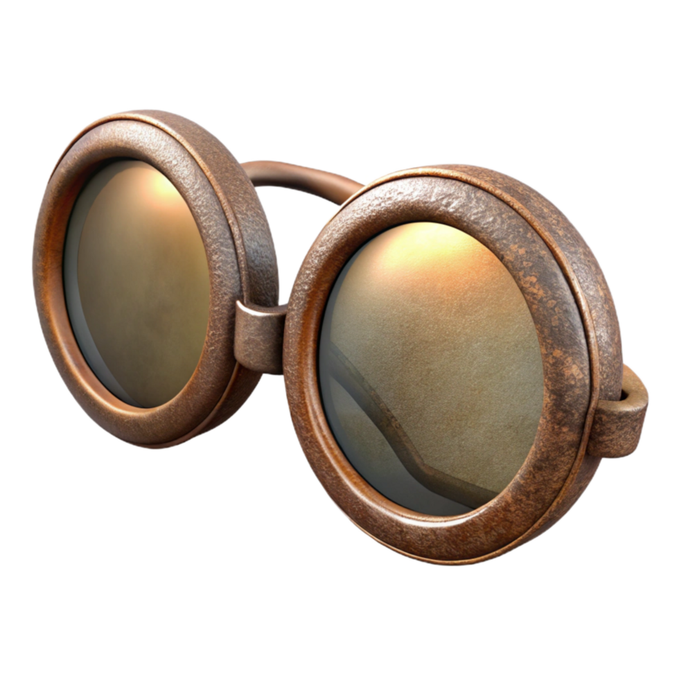 serene traditional Old Fashioned Spectacles Round Frame professional png