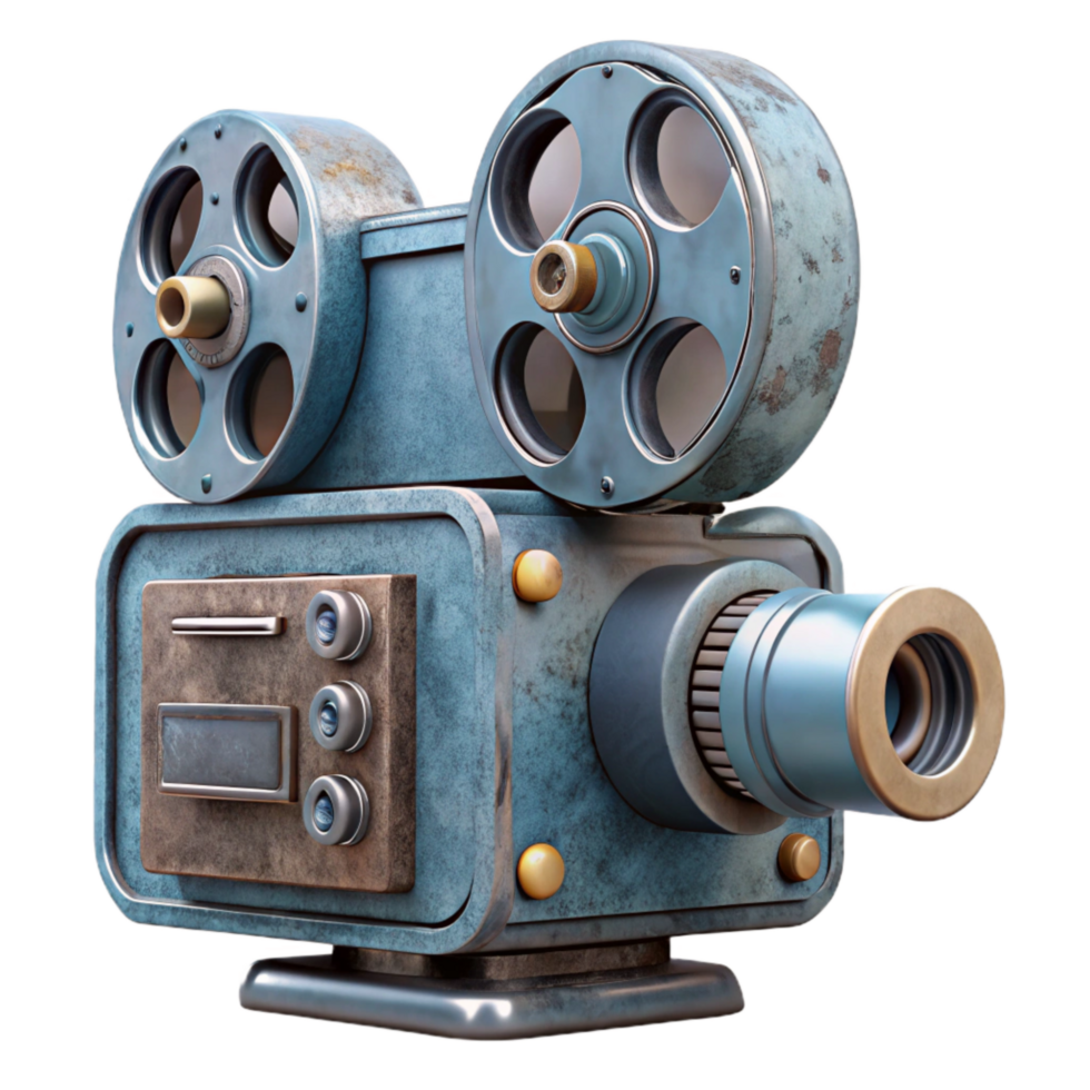 stunning creative Old Film Projector Side Angle Cutout exclusive png