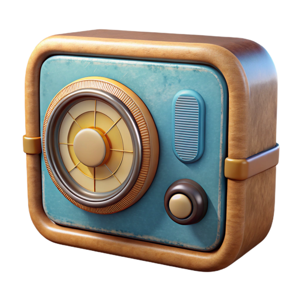 vibrant rustic Old Radio Tuning Dial Close Up Transparent Element authentic png