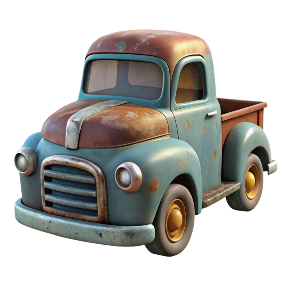 elegant abstract Old Truck Element professional png