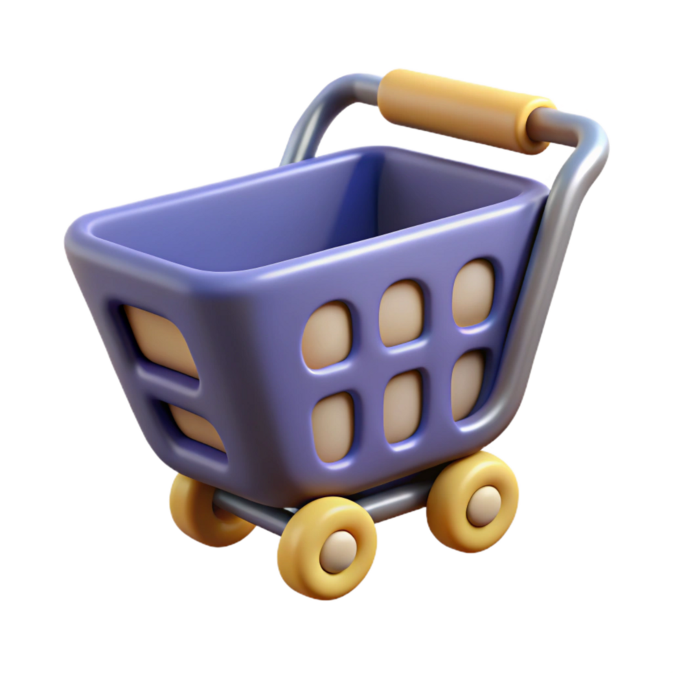 impressive minimalist Online Shopping Cart Icon professional png