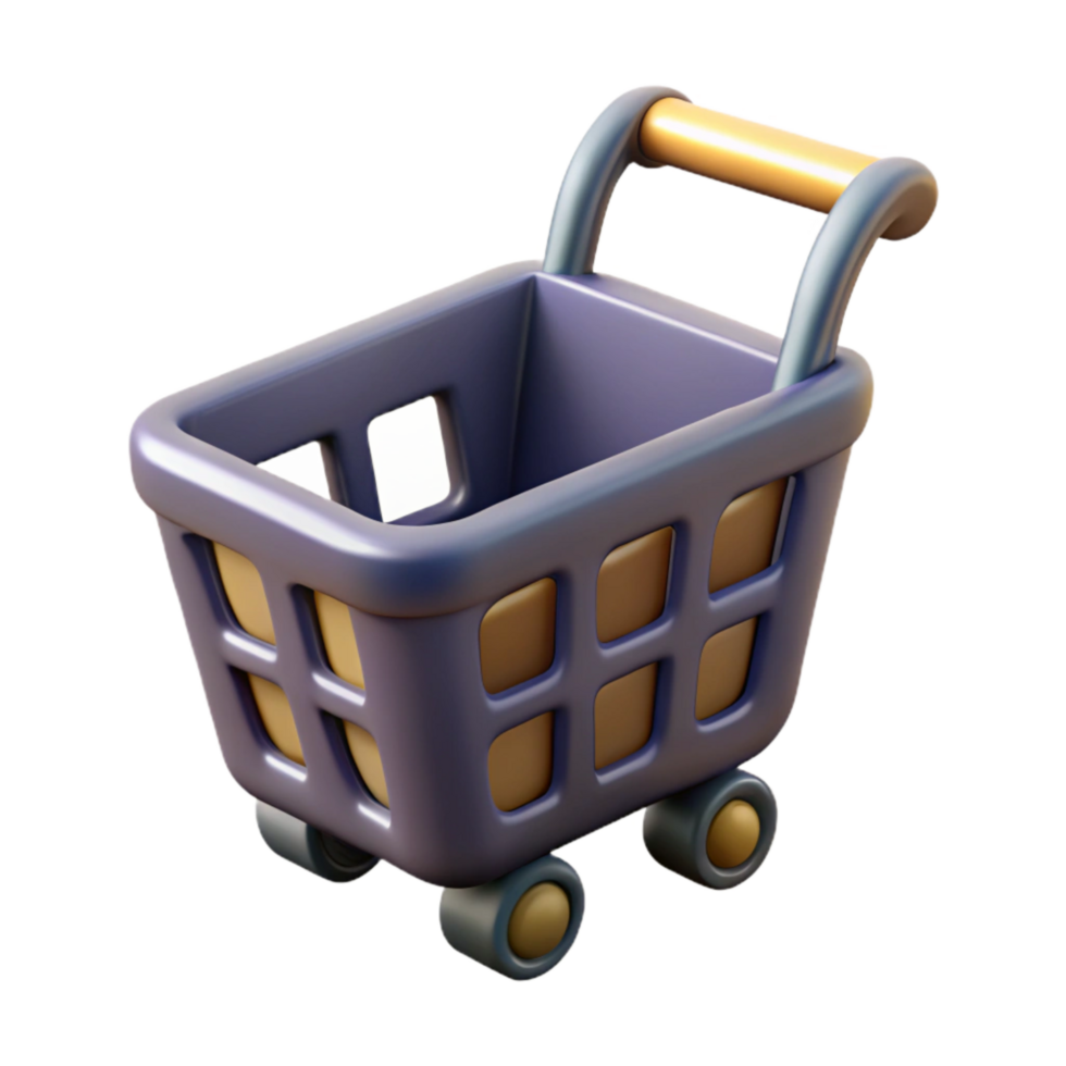 beautiful rustic Online Shopping Cart Icon high resolution png