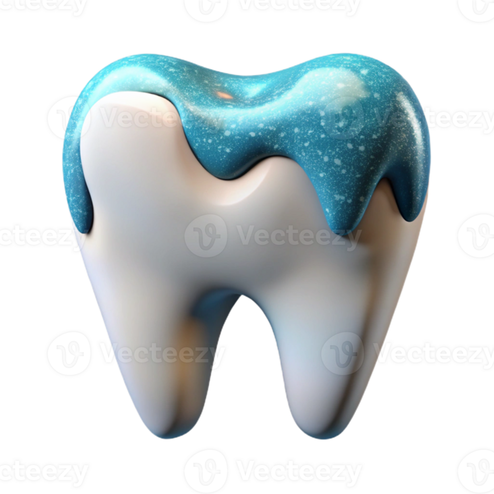 elegant abstract Oral Health Icon with Tooth Isolated Element original png