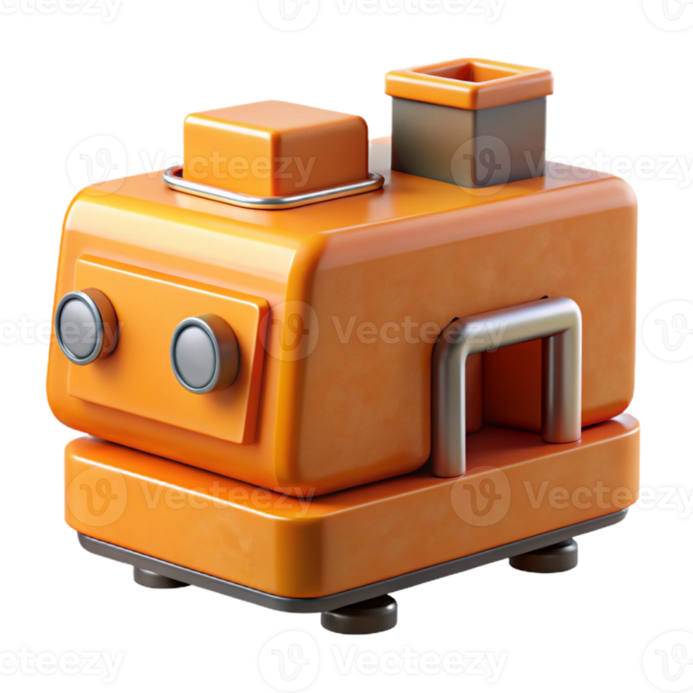 magnificent contemporary Orange Automated Labeling Machine Cutout high resolution png