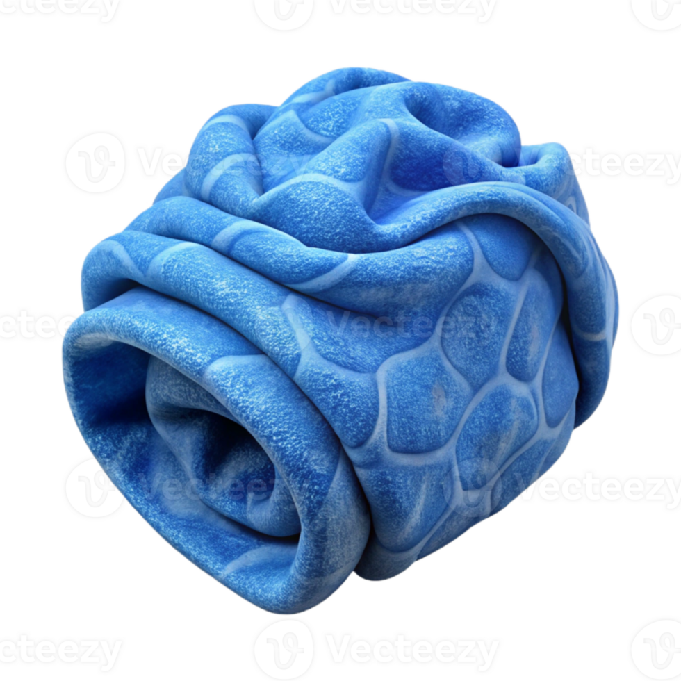 wonderful rustic Organic Cotton Baby Blanket Blue Transparent Background professional png