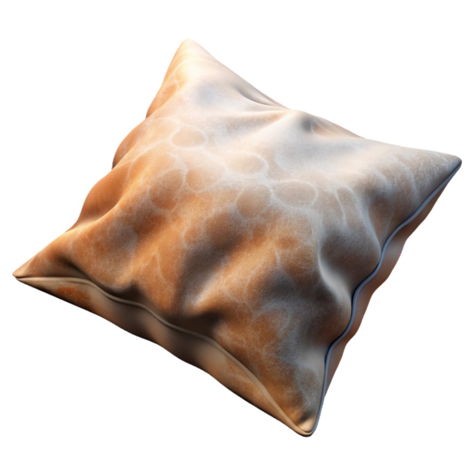 wonderful minimalist Organic Cotton Pillowcase White Embroidered Transparent Background authentic png