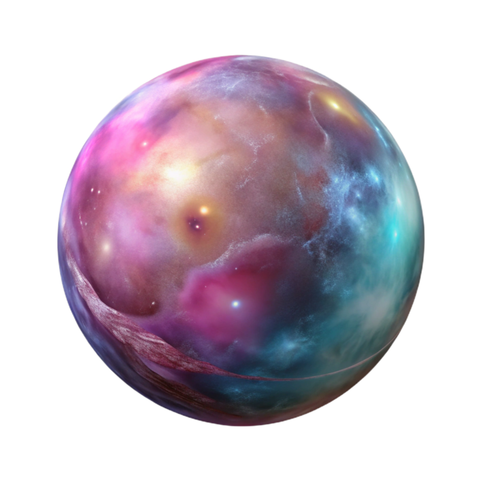 vibrant creative Orion Nebula Transparent Background with Colorful Gases detailed png
