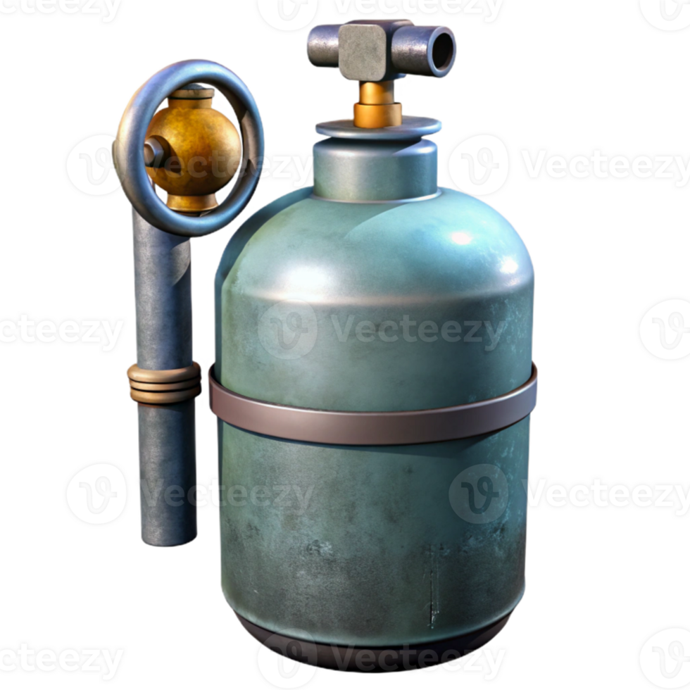 beautiful traditional Oxygen Tank Detailed View Element high resolution png