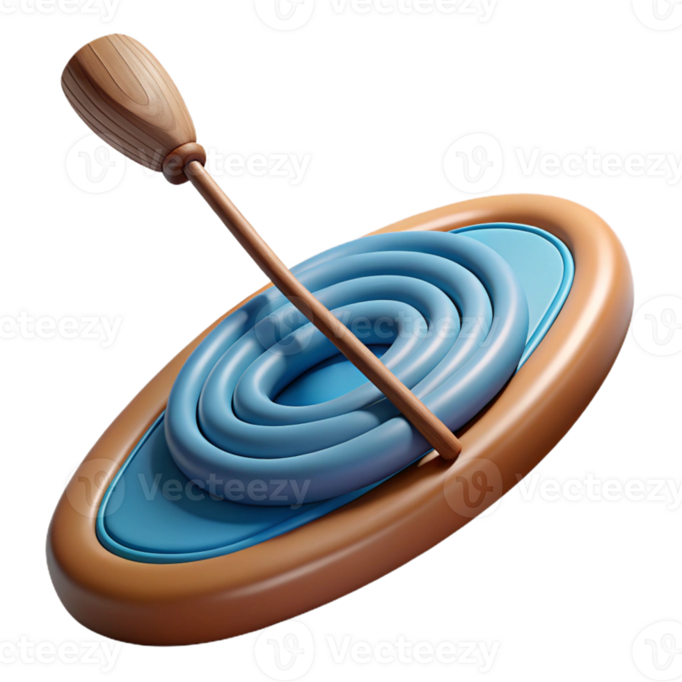 impressive modern Paddle Board Leash Coiled Isolated Cutout genuine png