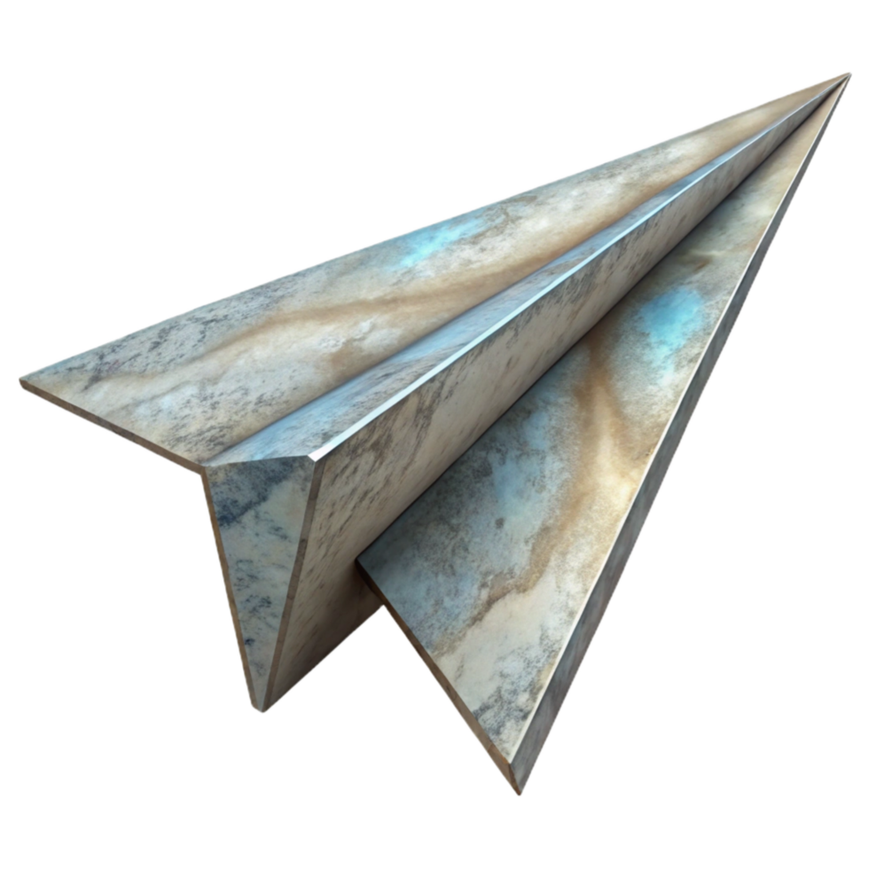 extraordinary modern Paper Airplane Side View Transparent Background professional png
