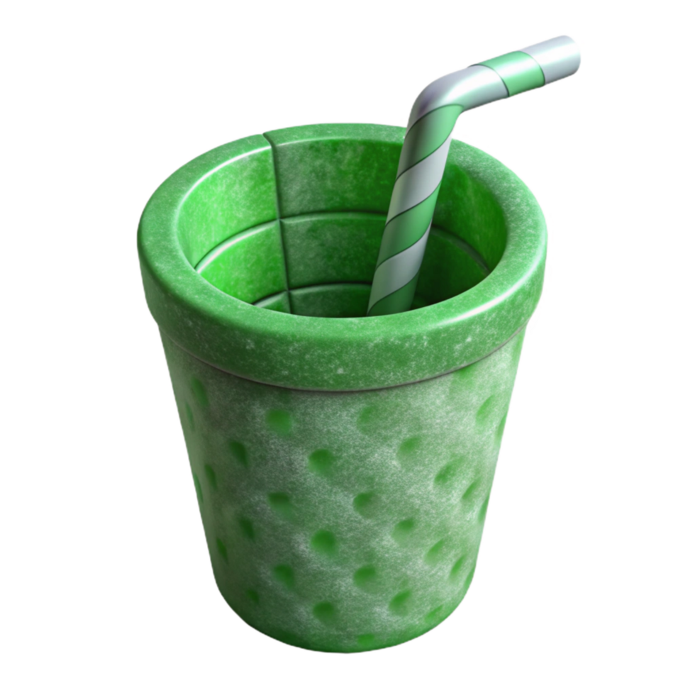 stunning traditional Paper Straws in a Glass Jar Top View Cutout high quality png