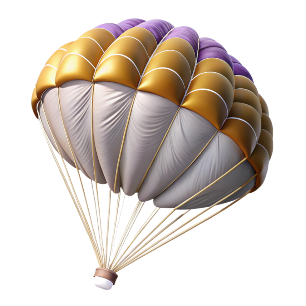 vibrant classic Parachute Lines Tangled Isolated genuine png