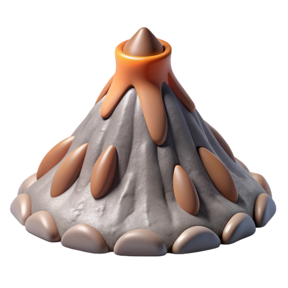 magnificent artistic Paricutin Volcano Cinder Cone Formation Cutout high resolution png