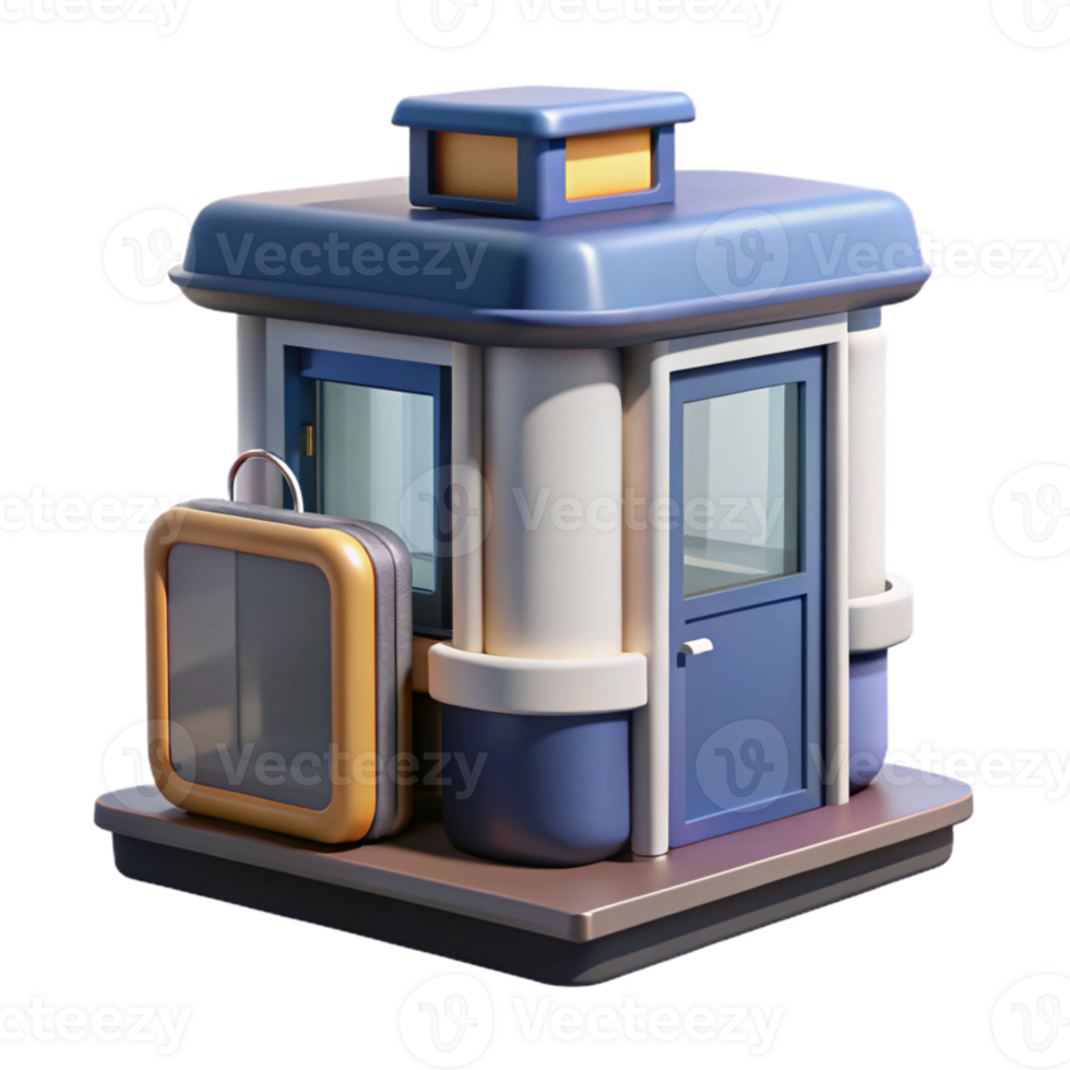 dramatic abstract Passport Control Booth Transparent high resolution png