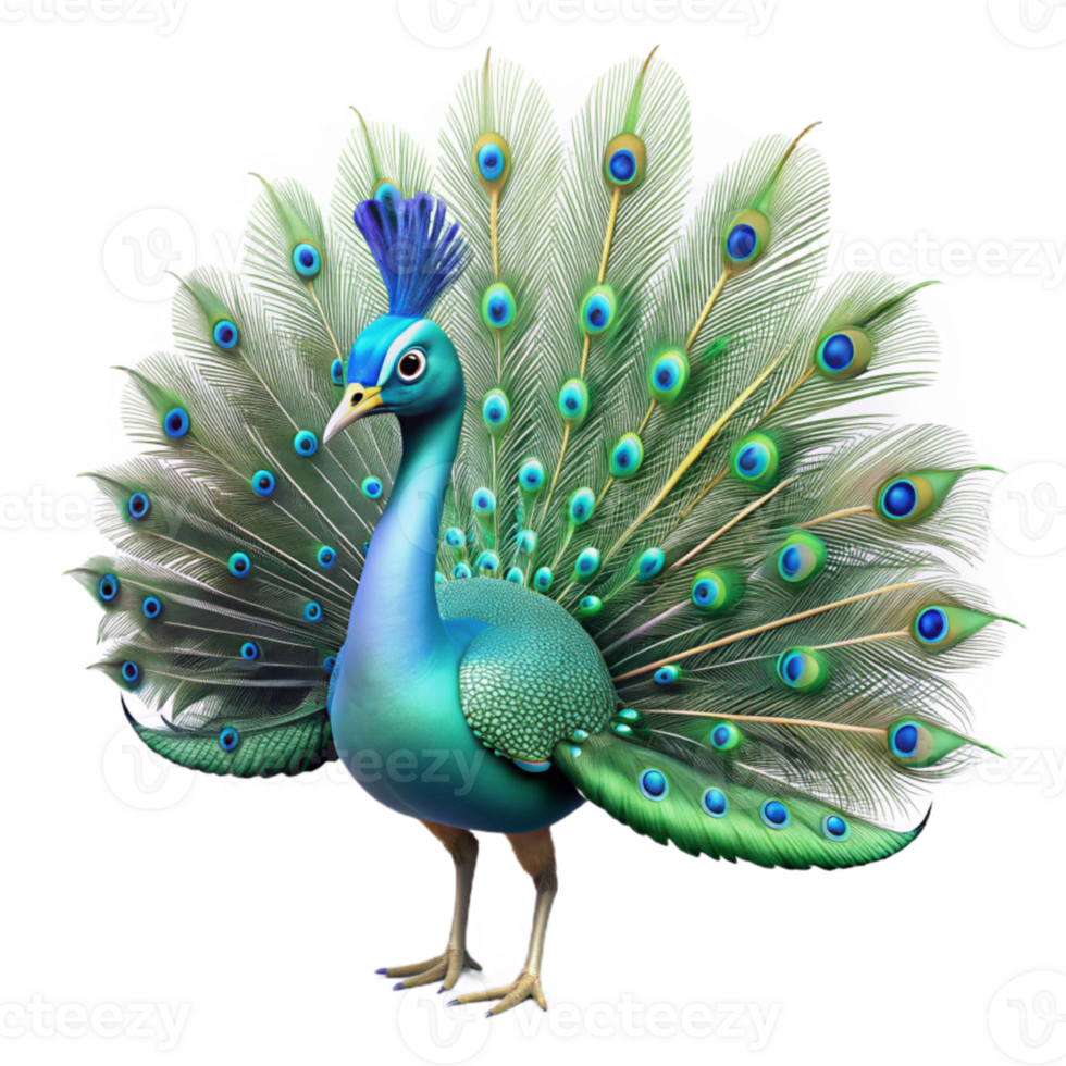 extraordinary contemporary Peacock Displaying Feathers high quality png