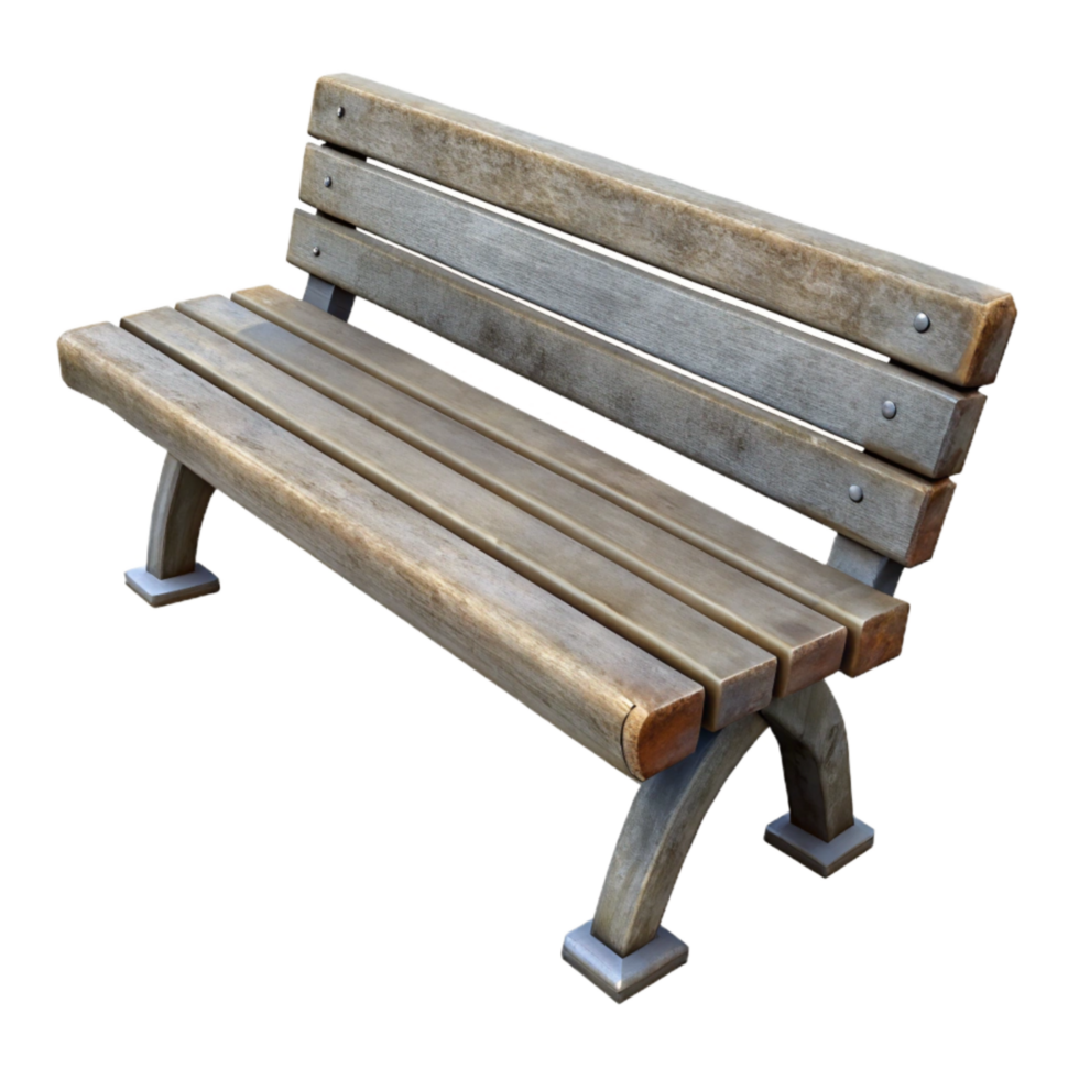 wonderful traditional Pedestrian Walkway Bench Isolated professional png