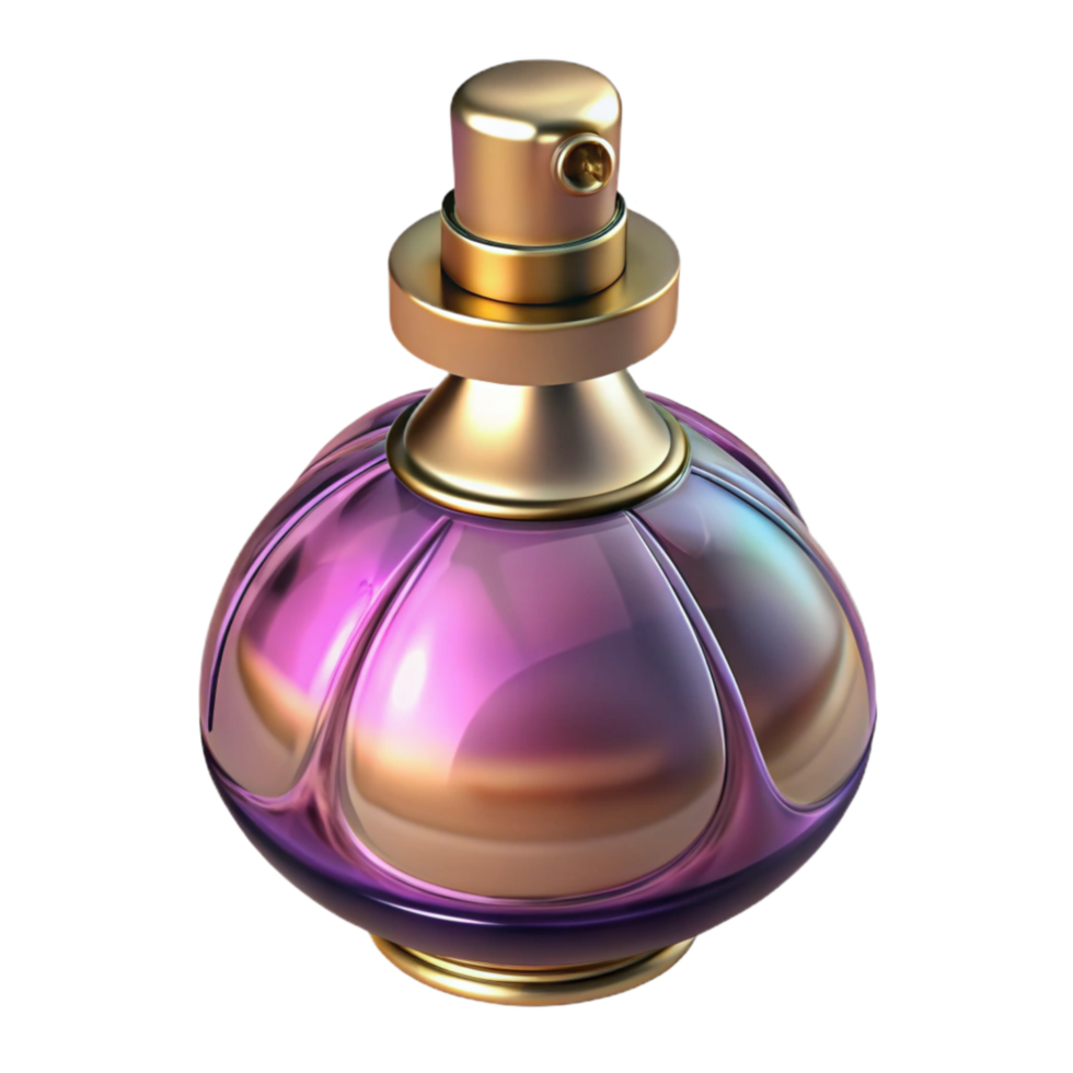 serene minimalist Perfume Bottle Elegant Shape genuine png