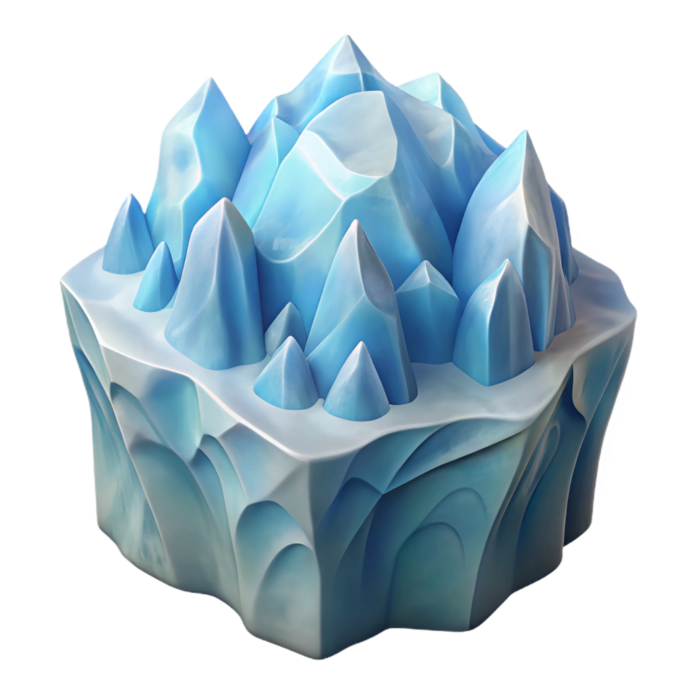 wonderful rustic Perito Moreno Glacier Calving Ice Transparent Background authentic png