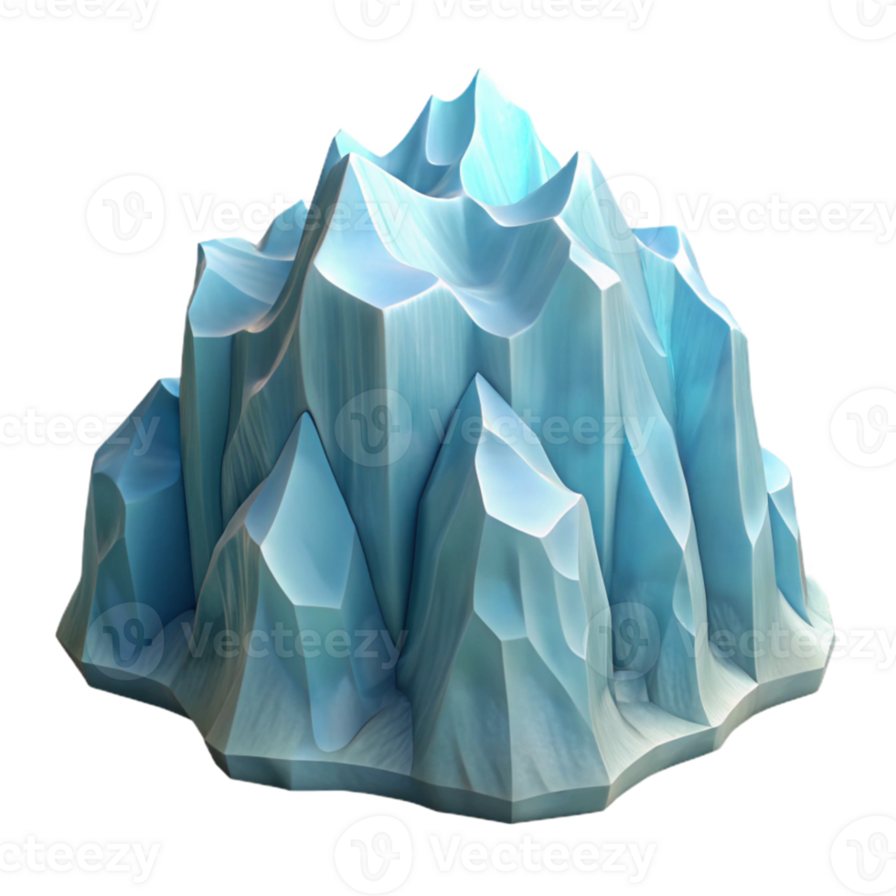 dramatic vintage Perito Moreno Glacier Ice Formation Front View Transparent exclusive png