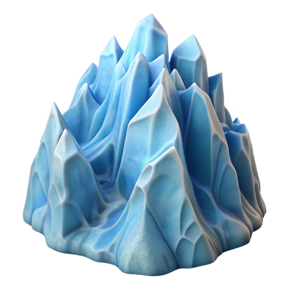 elegant artistic Perito Moreno Glacier Ice Formation Front View Transparent png