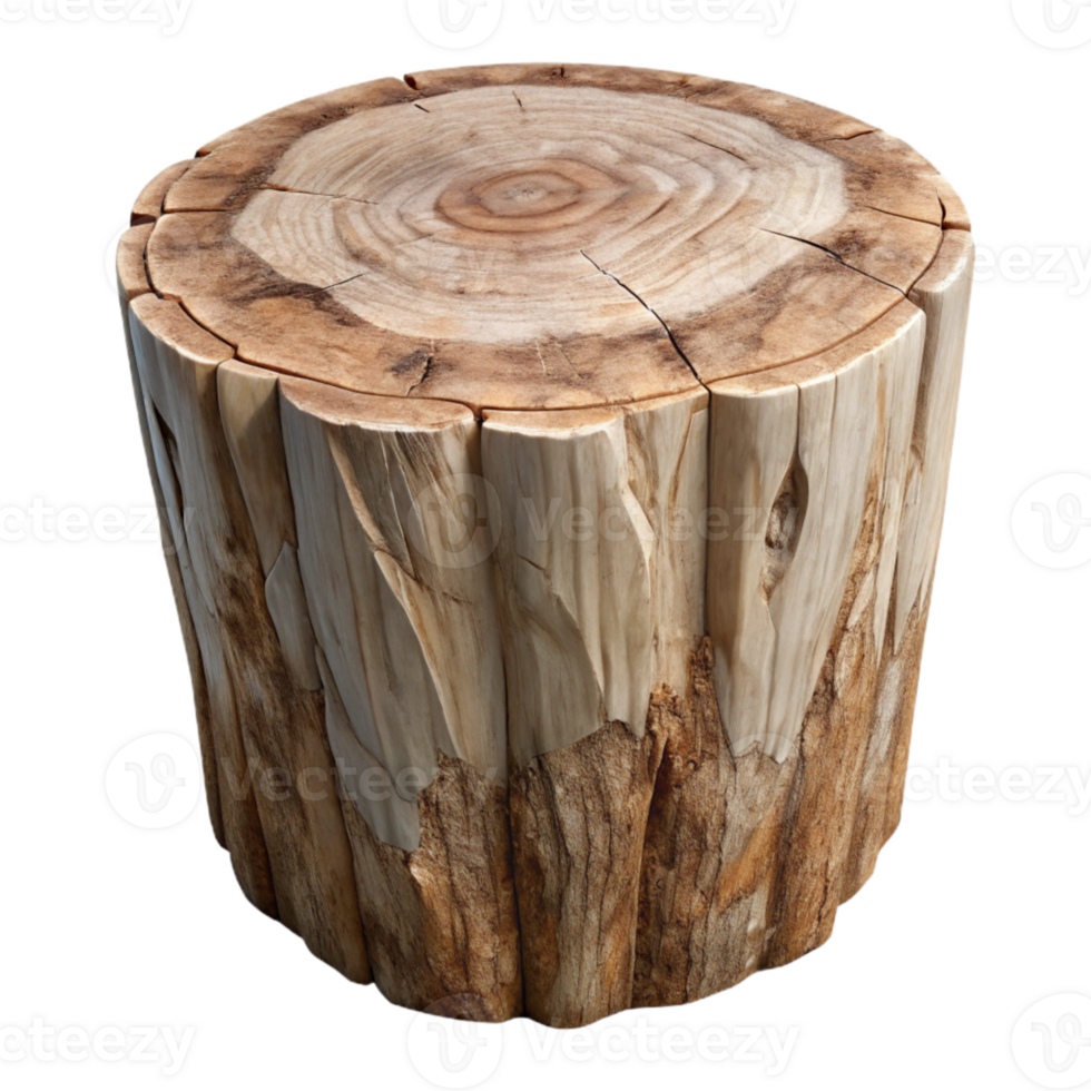 impressive abstract Petrified Wood Fossil Tree Trunk Texture Isolated authentic png
