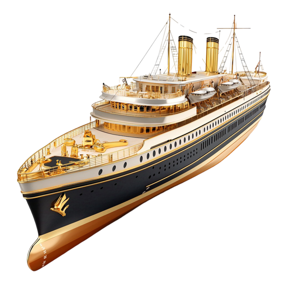 Majestic luxury ocean liner a sleek design png