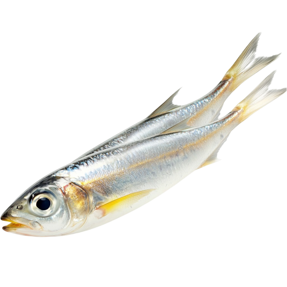 Shiny silver fish a sleek streamlined body eyes png