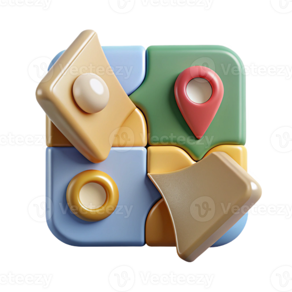 stunning creative Photo Puzzle Custom Design Isolated genuine png