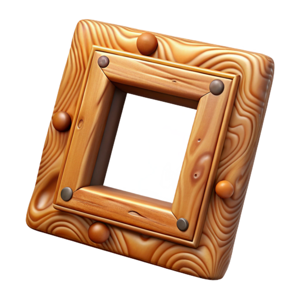 stunning modern Picture Frame Wooden Design Cutout genuine png