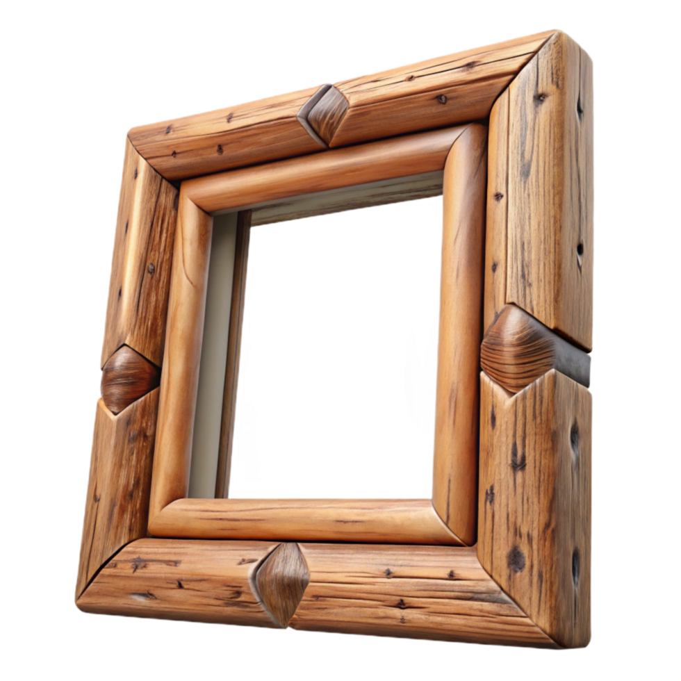 wonderful artistic Picture Frame Wooden Empty Transparent high resolution png