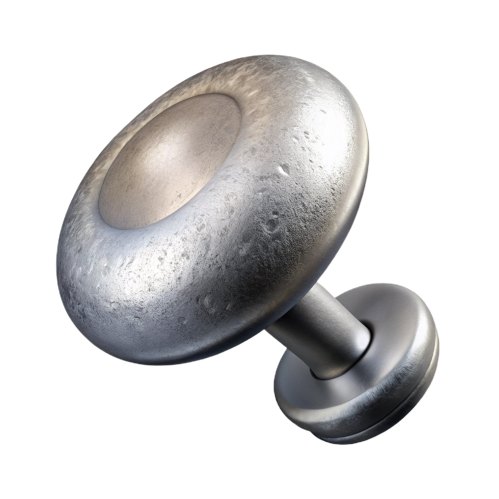 stunning contemporary Piercing Stud Silver Isolated original png