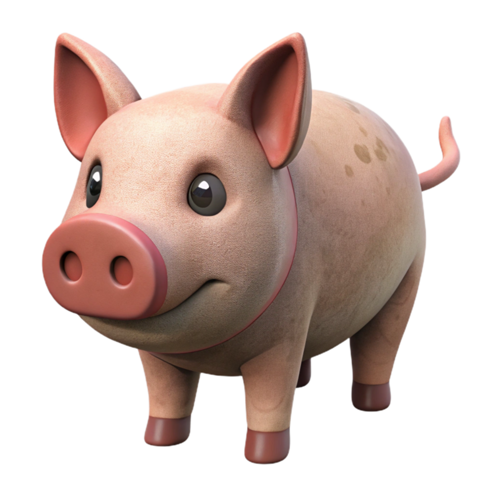 wonderful contemporary Pig in Pen Cutout Side View high resolution png