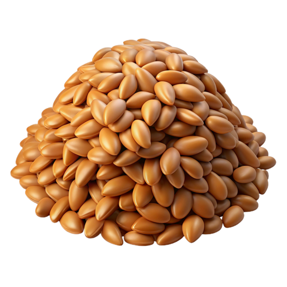 magnificent traditional Pile of Malt Grains Isolated on Transparent Background premium png
