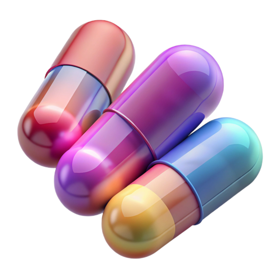 wonderful classic Pill Capsules Various Colors Transparent Element detailed png
