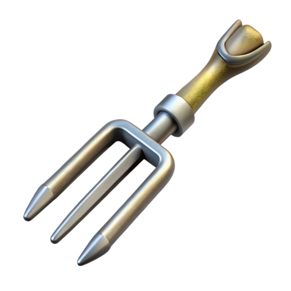 stunning traditional Pitchfork Tines with Metal professional png