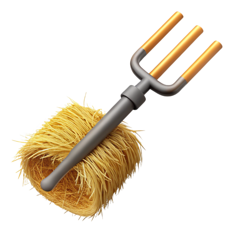 vibrant classic Pitchfork with Hay Element exclusive png