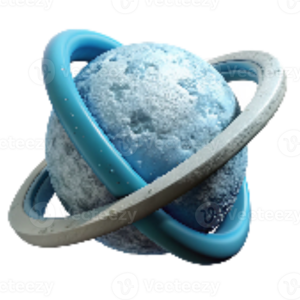 vibrant contemporary Planet Rings Ice Particles and Dust Cutout Image authentic png
