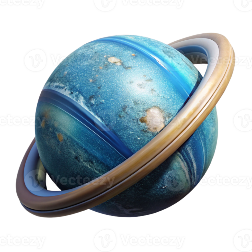 beautiful classic Planet Rings Detailed Texture and Color Cutout high quality png