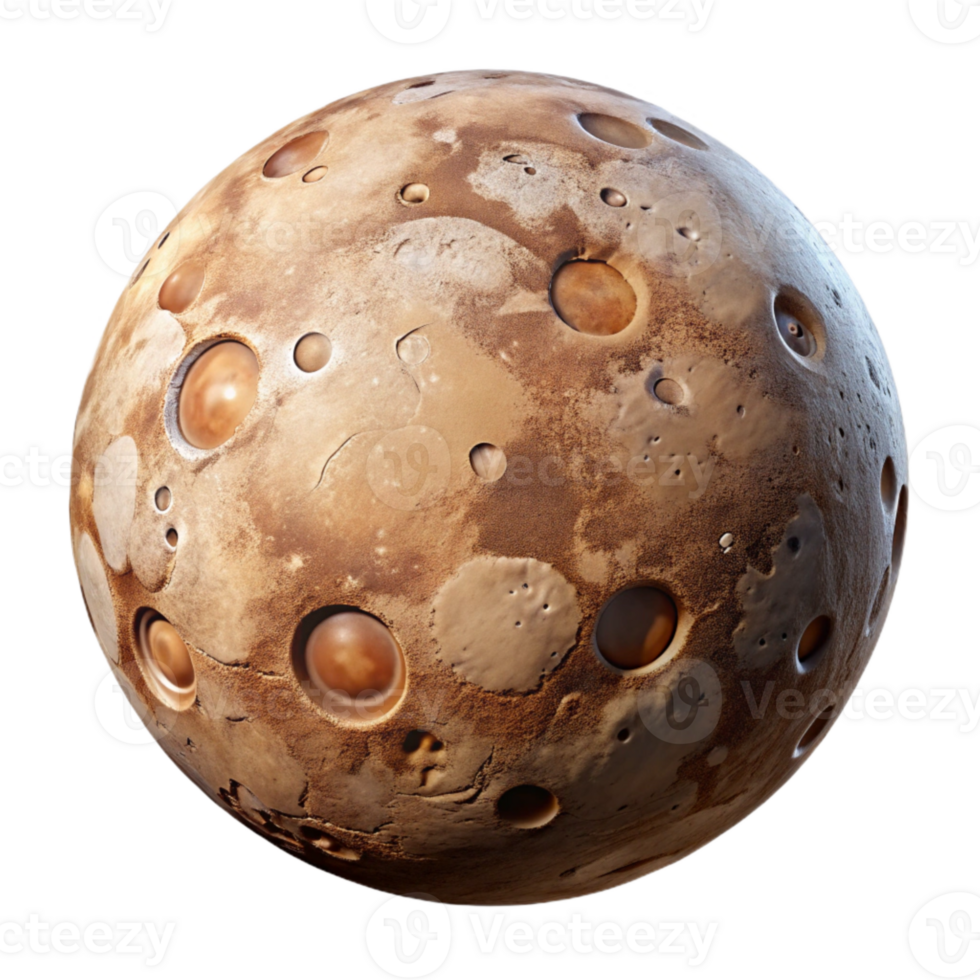 extraordinary classic Planet Surface Craters and Dust Texture Cutout Element authentic png