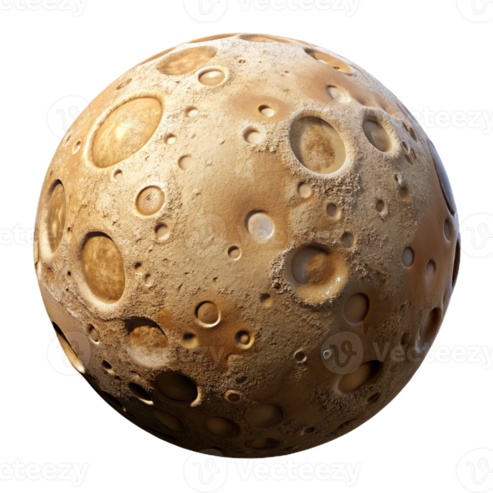 extraordinary minimalist Planet Surface Craters and Dust Texture Cutout Element detailed png