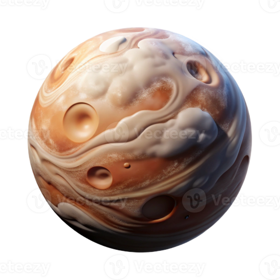 magnificent creative Planet Surface Dust Storm Swirling Clouds Cutout high quality png