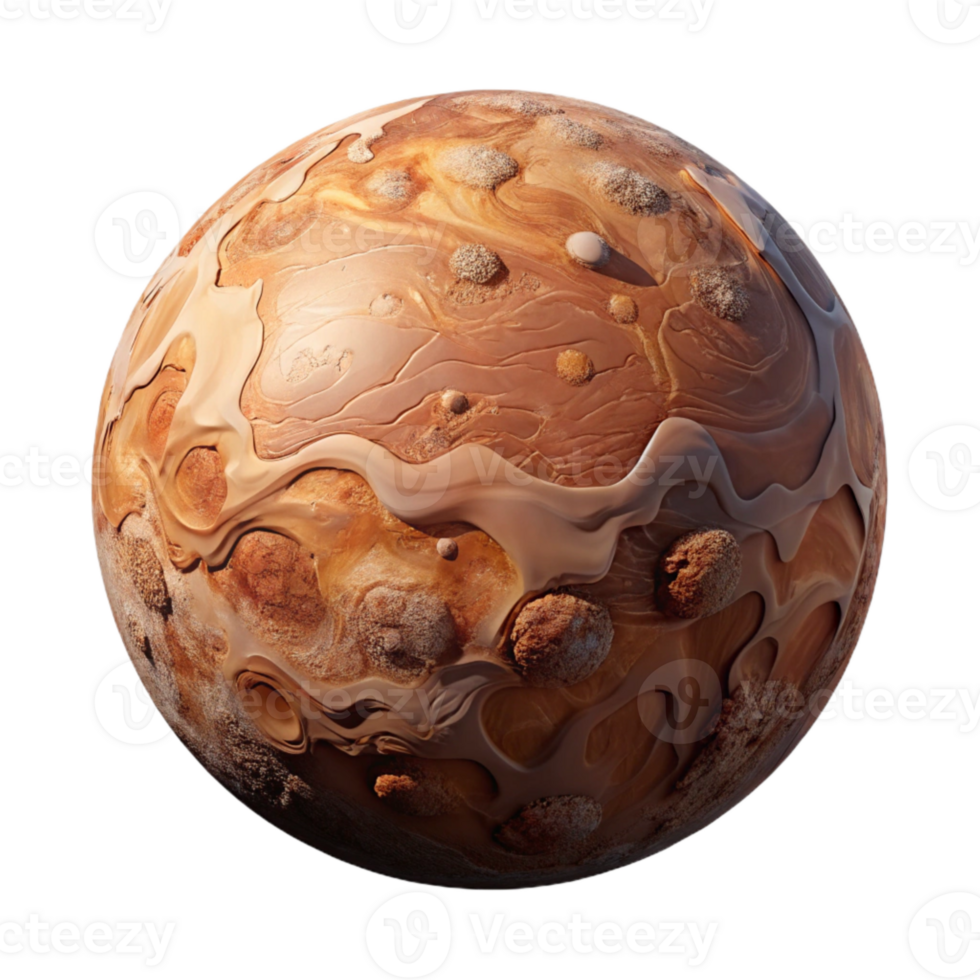 elegant abstract Planet Surface with Canyons with Detailed Texture detailed png