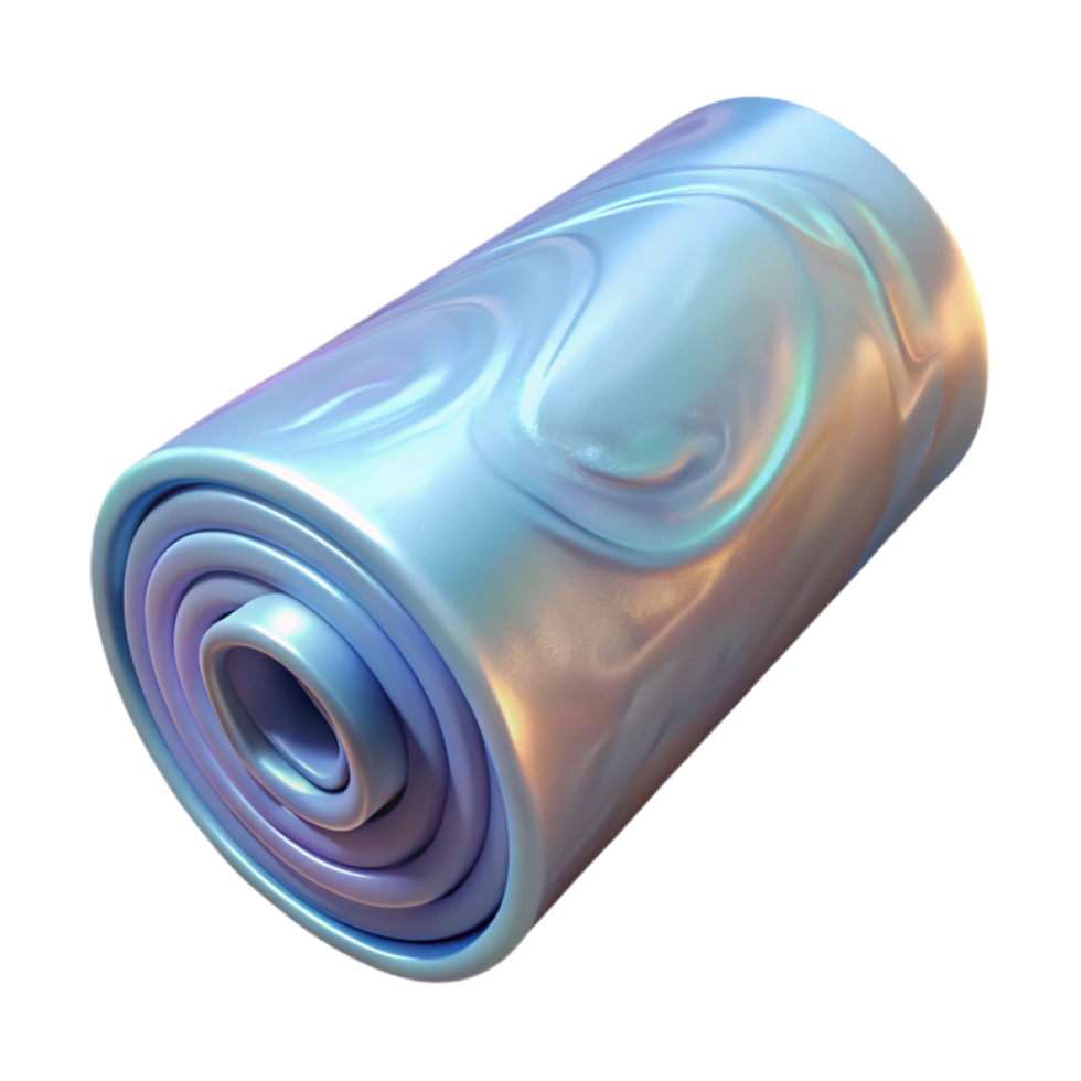 vibrant creative Plastic Wrap Roll Isolated Transparent Background original png