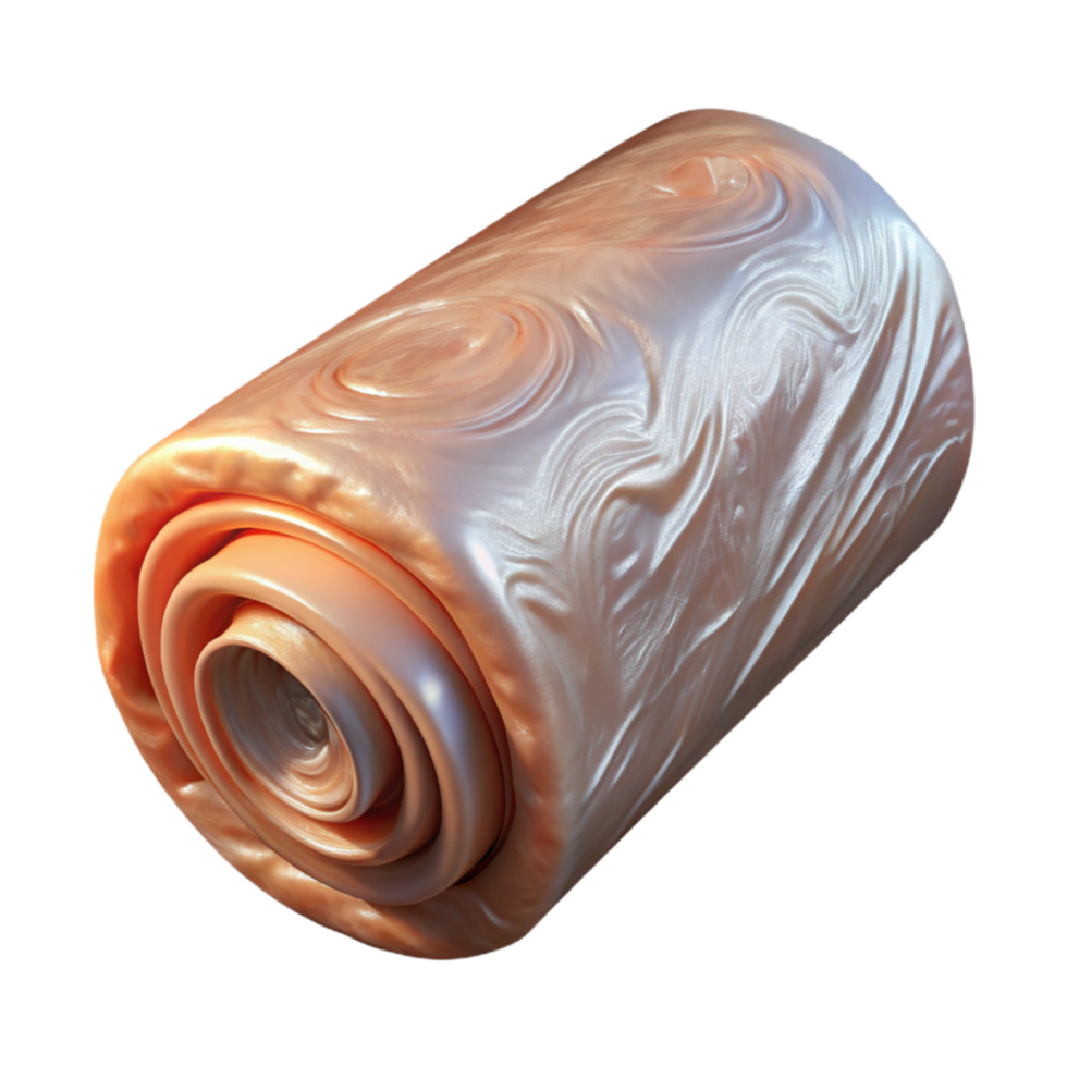 serene creative Plastic Wrap Roll Isolated Transparent Background high quality png