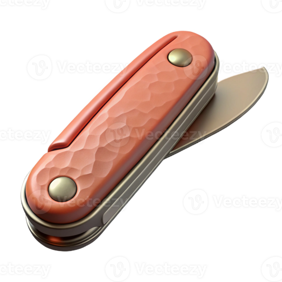 stunning minimalist Pocket Knife Closed View Isolated png